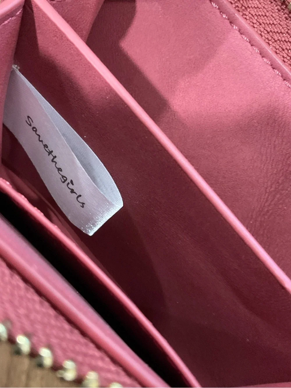 Save The Girls rose crossbody